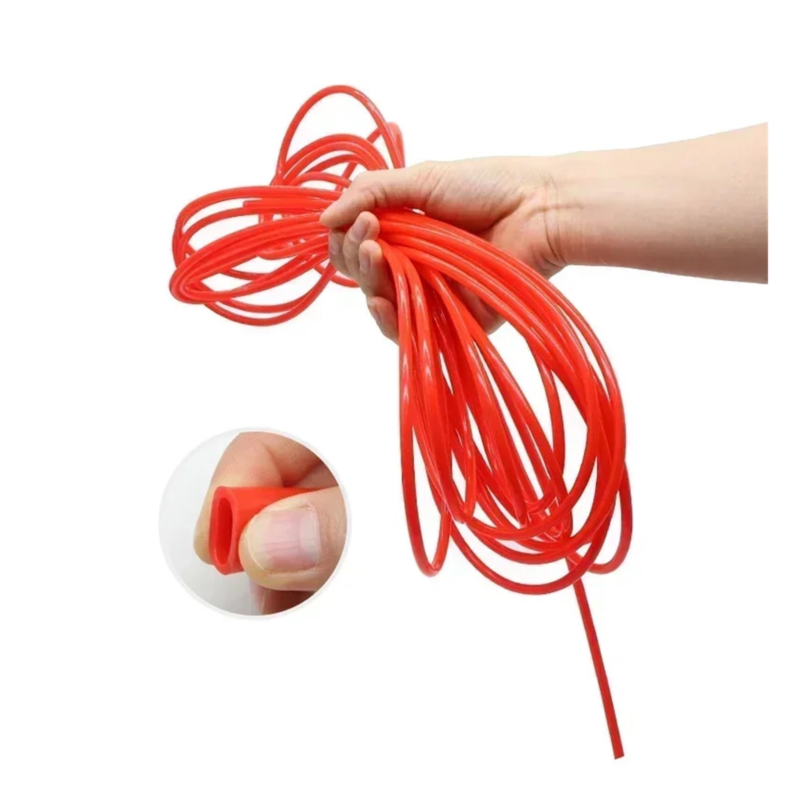 Tuyau flexible en silicone rouge de 1 à 10 m for aquarium, raccord d'eau, tuyau d'arrosage.(3 meters,ID 8mm x OD 12mm)