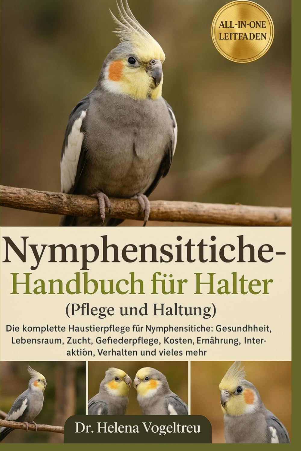 Nymphensittiche – Handbuch für Halter (Pflege und Haltung): Die komplette Haustierpflege für Nymphensittiche: Gesundheit, Lebensraum, Zucht, ... Interaktion, Verhalten und vieles mehr.