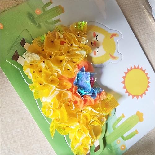 Miniatura 7 de Fabric Art Frenzy - Kit de manualidades de papel para niñas de 3 a 8 años, 2023, nuevo disfraz de princesa con pintura de acuarela, rompecabezas