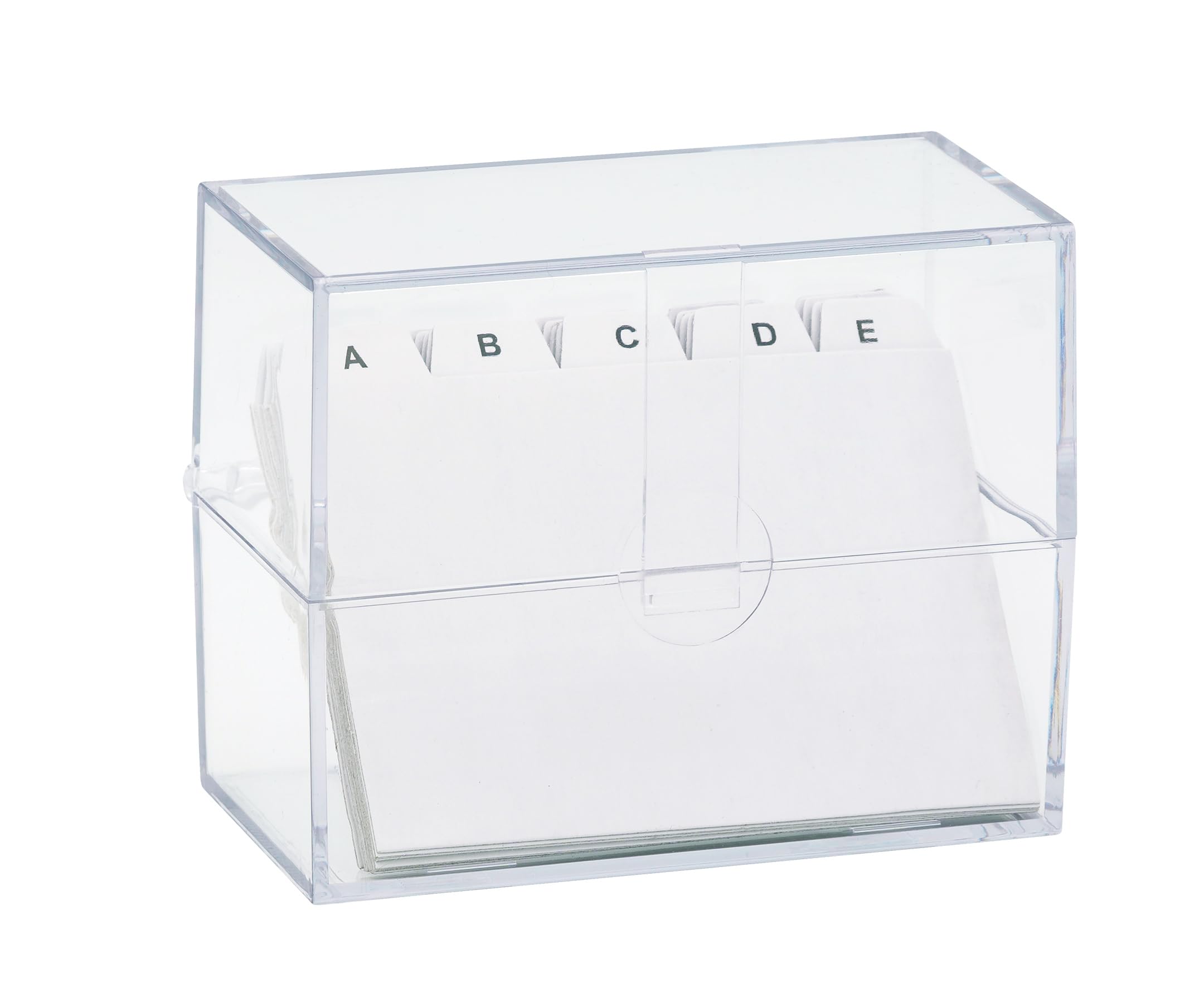 K3T Index Card Box A7 with A-Z Index, Dimensions (WxDxH 4,7 x 2,6 x 3,7 inch)