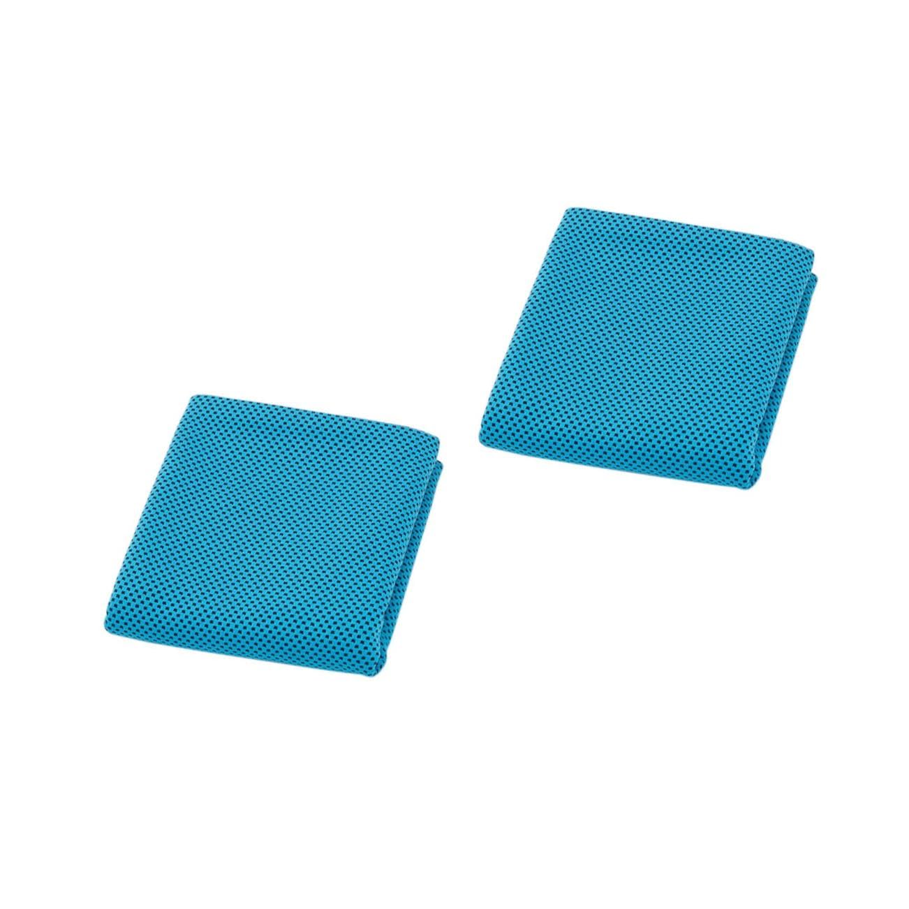 TOYANDONA 2pcs Sports Cooling Towel Microfiber Fast Drying Fitness Sweat Towel for Running Workout Gym Yoga Pilates Beach Travel Random Color