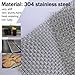 2 Pack 5 Mesh 12'' X 24'' Stainless Steel Mesh, Heat Resisting, No Rust and Corrode, Flexible & Strong Mesh Screen, Used for Vent, Fireplace, Barrier, Cover, Filter, Garden