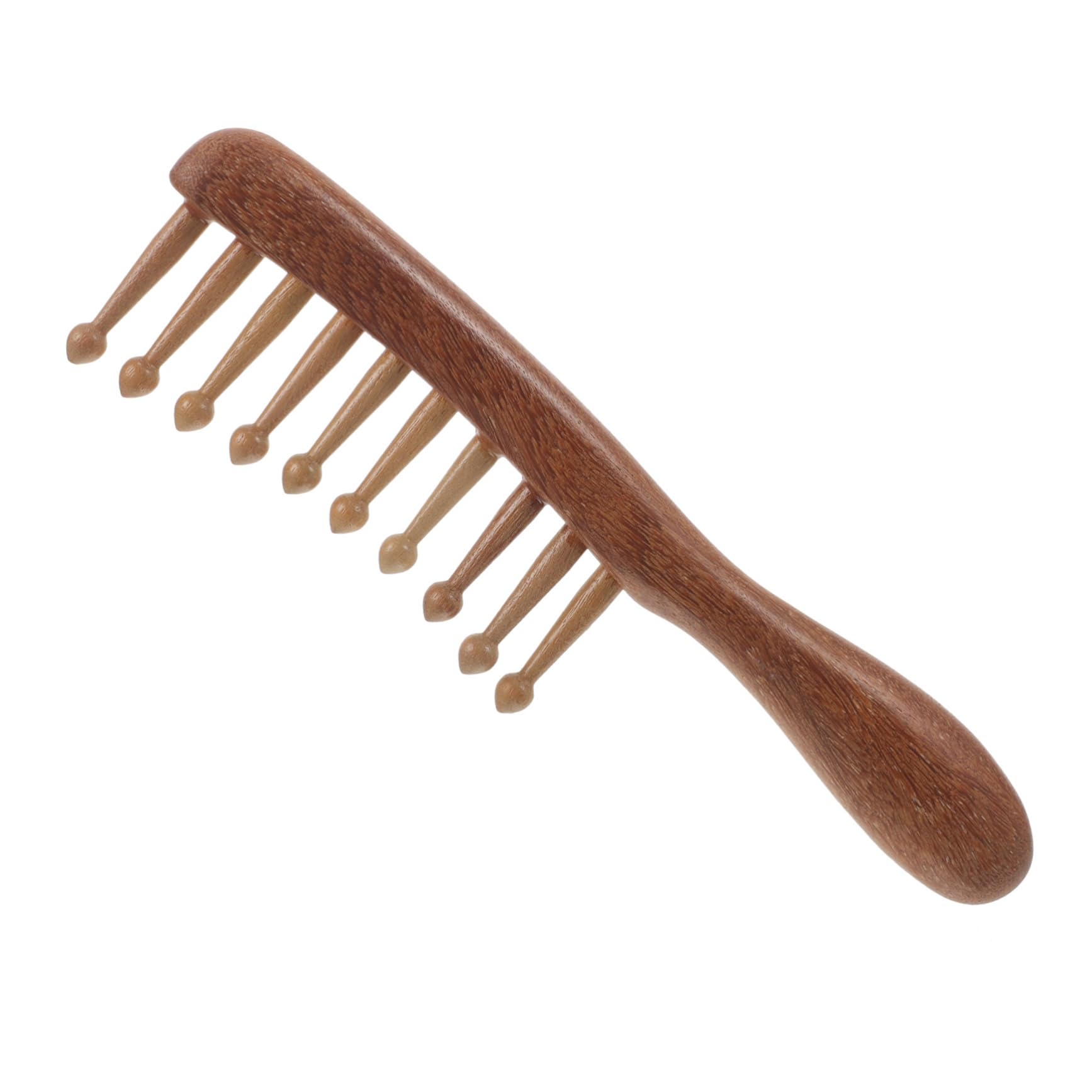 Healeved 5piezas Peine Sándalo Para Mujeres Mango Ergonómico Peine De Masaje Para Cabelludo Elegante y Duradero