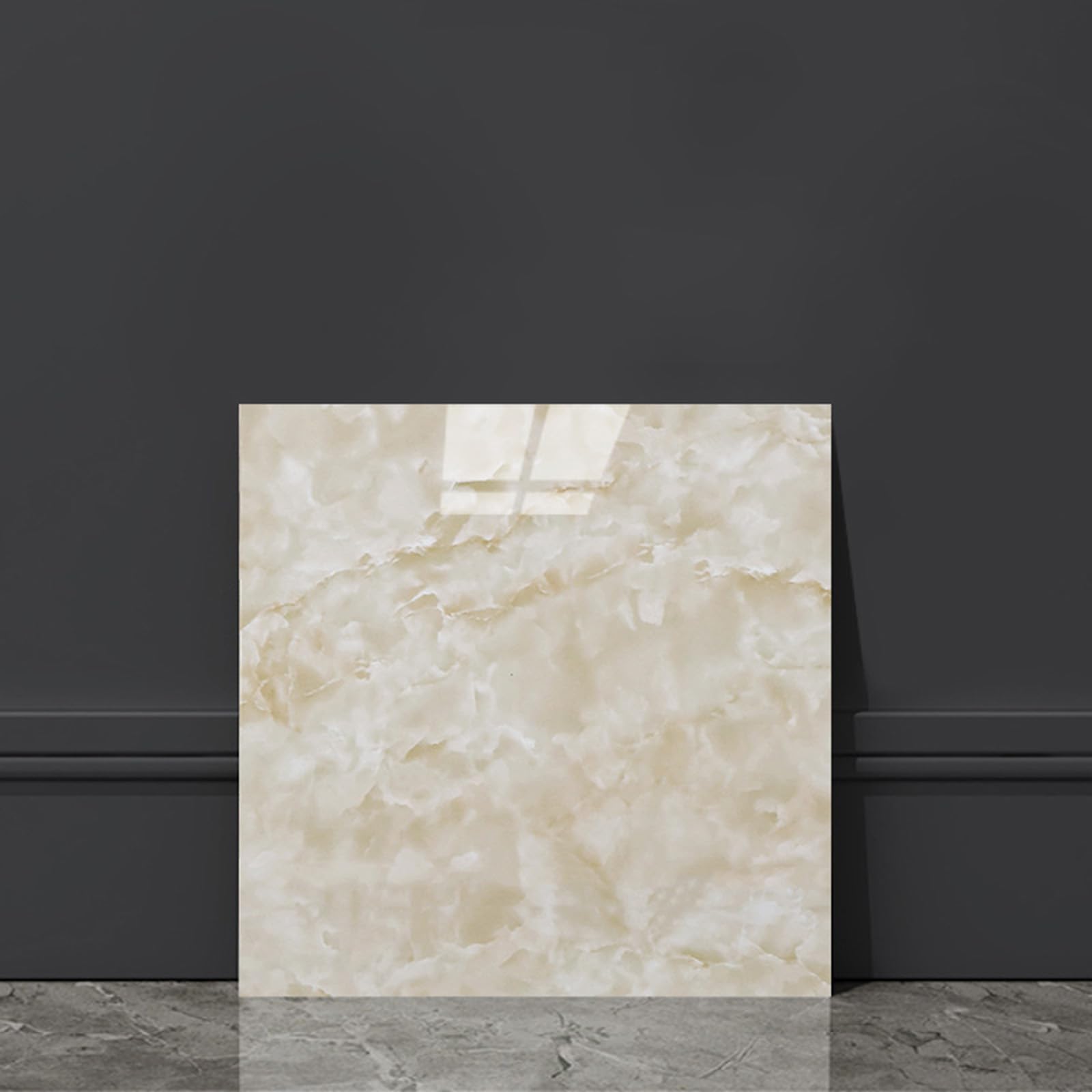 BBTISG 20 Pcs Marble Tile Stickers, 30x30cm Self Adhesive Tile Stickers Wall Tiles PET Peel and Stick Wall Tiles Stickers for Kitchen and Bathroom (Style 6)