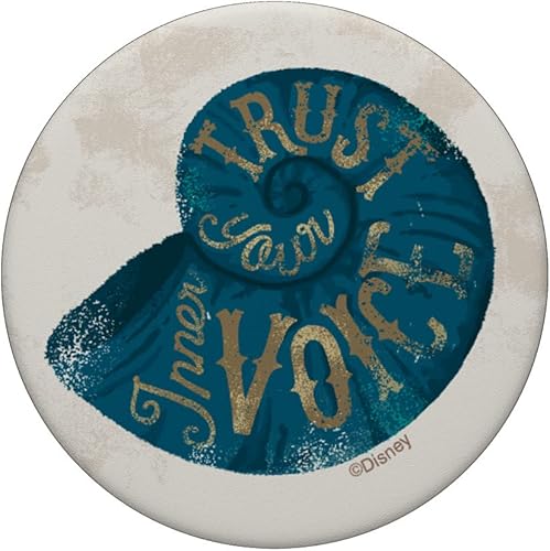 Miniatura 3 de Disney The Little Mermaid Shell confía en tu voz interior PopSockets intercambiables PopGrip