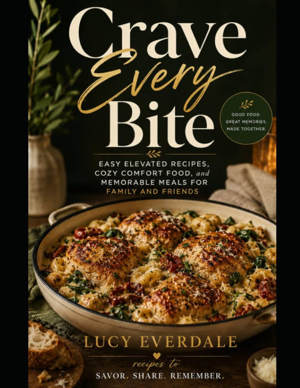 Crave Every Bite: Easy Elevated Recipes, Cozy Comfort Food, and Memorable Meals for Family and Friends