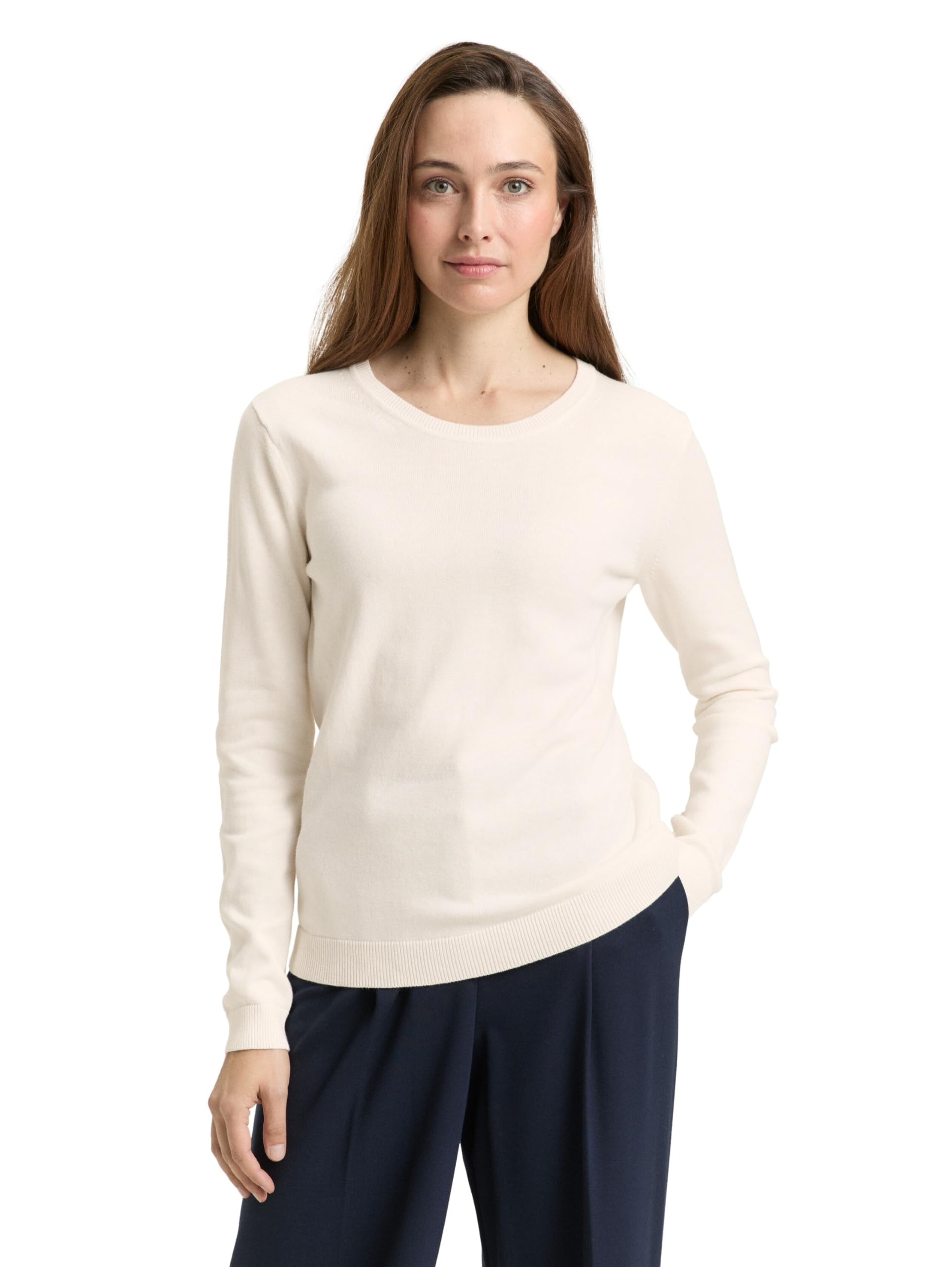 Tom Tailor Damen Basic Strickpullover