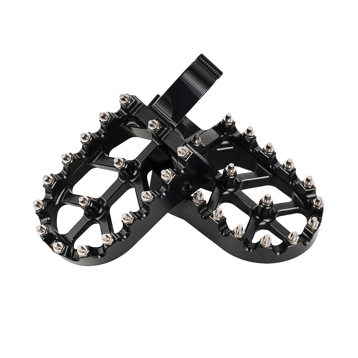Motorrad Fußrasten für Beta 50, Motocross Fußrasten CNC Aluminum für Beta 50 RR RR 50 RR50 50RR Beta 50CC Enduro Pit Beta 50 RR 50 RR50 50RR 50 RR Enduro Bike Motocross Schwarz