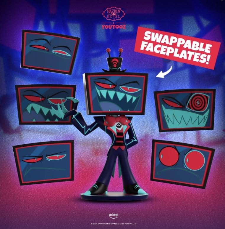 【特典ピンズ付き】 ハズビンホテル　ヴォックス フィギュア vox Amazon.co.jp: ハズビンホテル Hazbin Hotel ヴォックス フィギュア＋