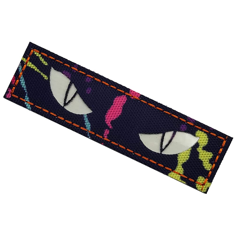 Lot De 3 écussons œil De Chat Réfléchissants Tactiques - Patchs Morale Pour Vêtements, Sac, Casque | Décoration Militaire, Sécurité Nocturne - 8