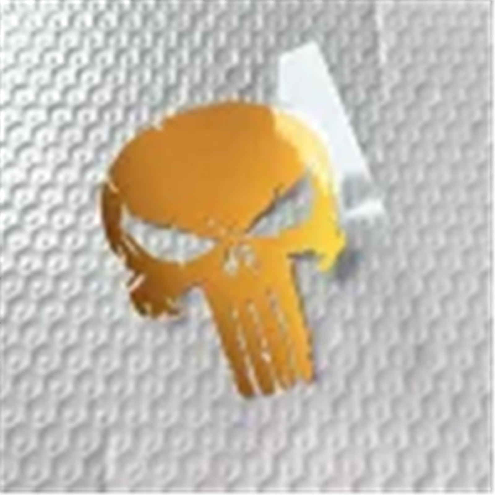 HAfgDJ Motorcycle Skull Stickers Waterproof Reflective Decal