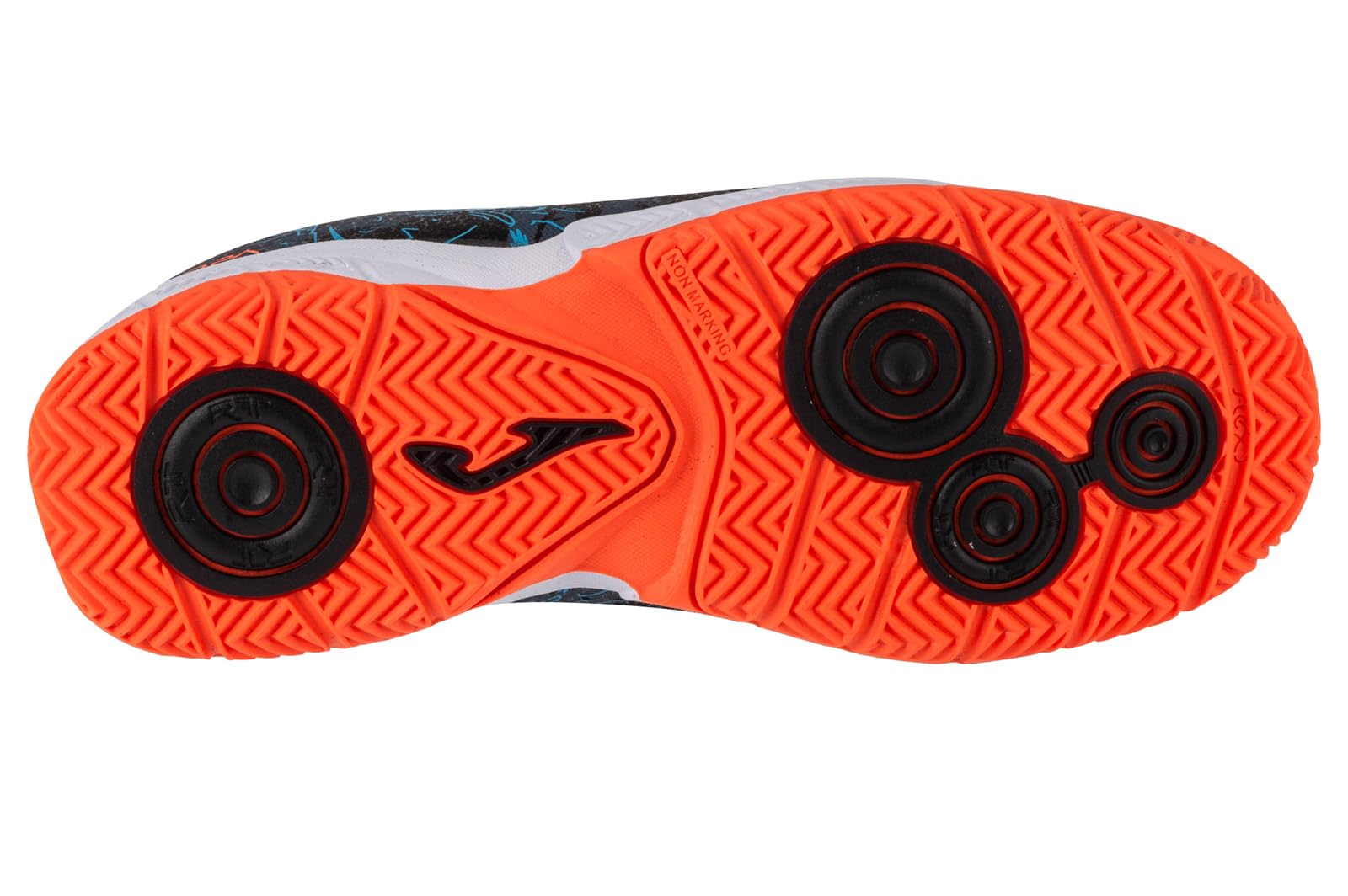 JOMA - Super Copa JR 2431 Negro Turquesa Indoor para: Niños Color: Azul Talla: 36