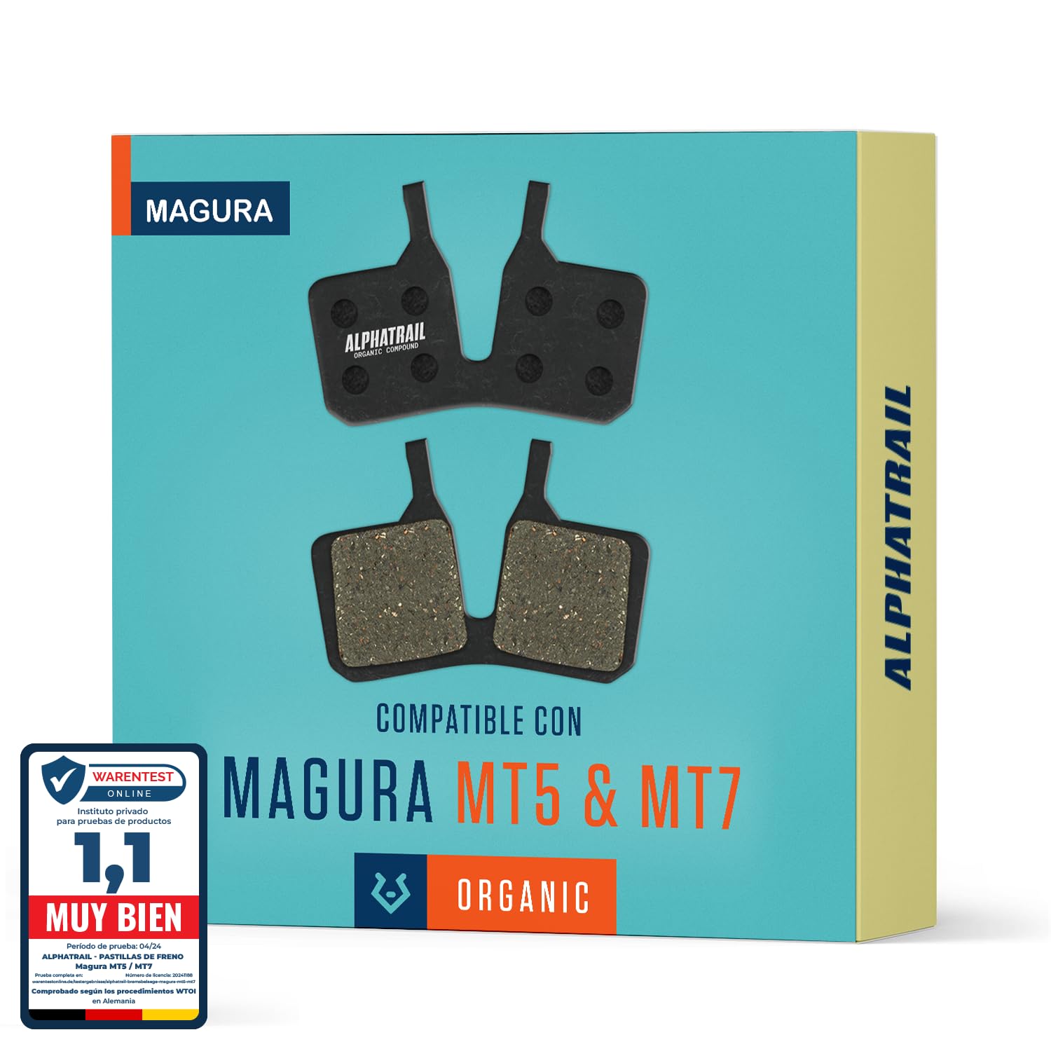 Pastiglie Freno Magura Nere Pastiglie Freni Per Bici MTB Magura MT5 E MT7 - Compatibili Con Modelli E-Stop, Trail, Carbon Freni Magura Mt5 - Foto 3