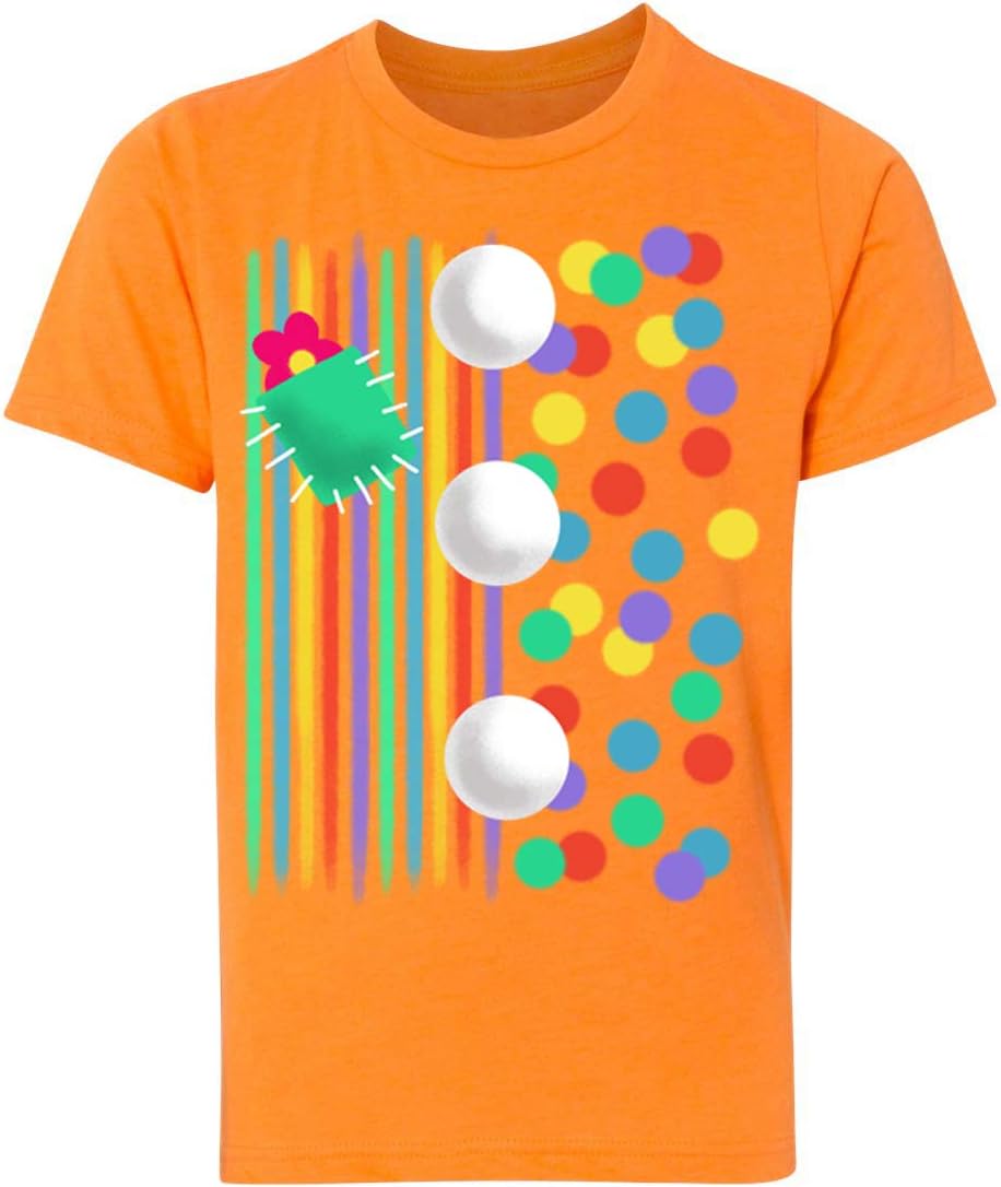 Clown Costume T-Shirt, Kid's Graphic Tees, Funny Halloween Kid's Shirts!