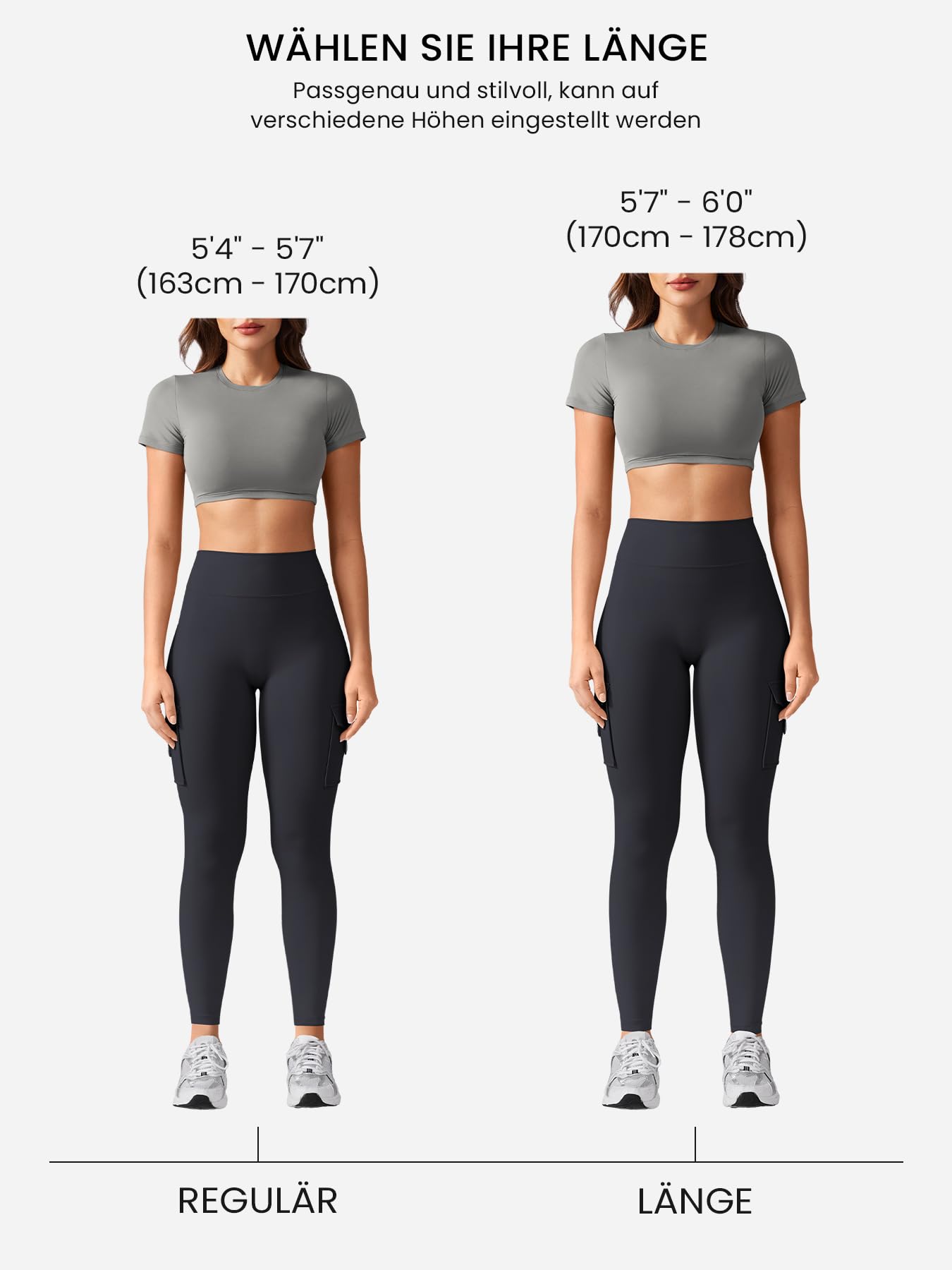 YEOREO CoreFlex - Leggings deportivos para mujer con bolsillos, invisibles, para gimnasio, cintura alta, boom, botines sin costuras, push up, opacos, para yoga