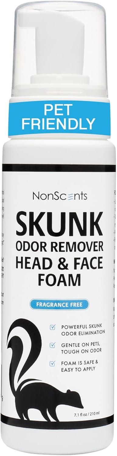 NonScents Skunk Odor Remover Head & Face Foam - Skunk ...
