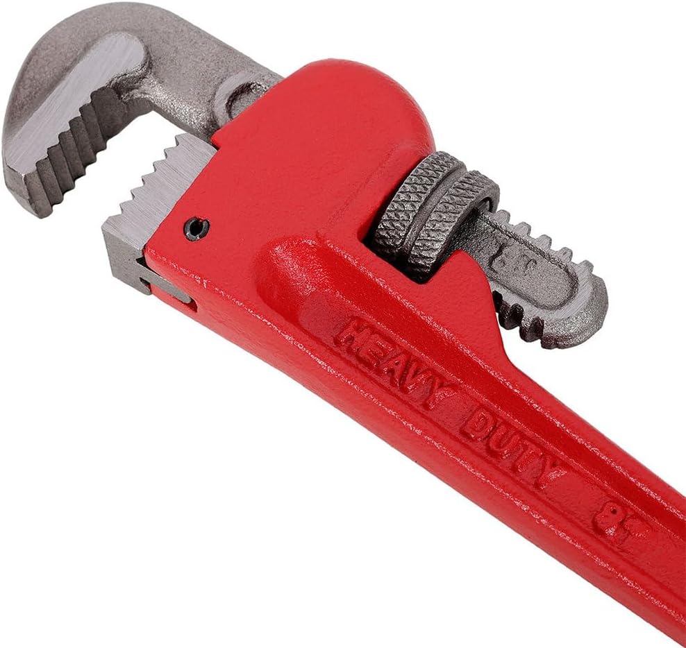 4 Pack Heavy Duty Pipe Wrench Set, Aluminum Pipe Wrench Set, Adjustable Water Alloy Steel Grip Plumber's Wrench Plumbing Tools for Plumbers,Auto Repair and Mechanics,3PC