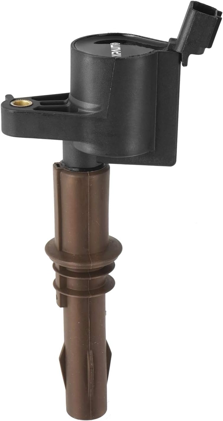 Ignition Coil Pack Compatible with V8 4.6 5.4 2008 2009 2010 Ford F150 F250 F350 Super Duty, Expedition Explorer Mustang Lincoln Navigator Mercury Mountaineer 4.6L 5.4L, Brown Boot C1659 DG521 FD509