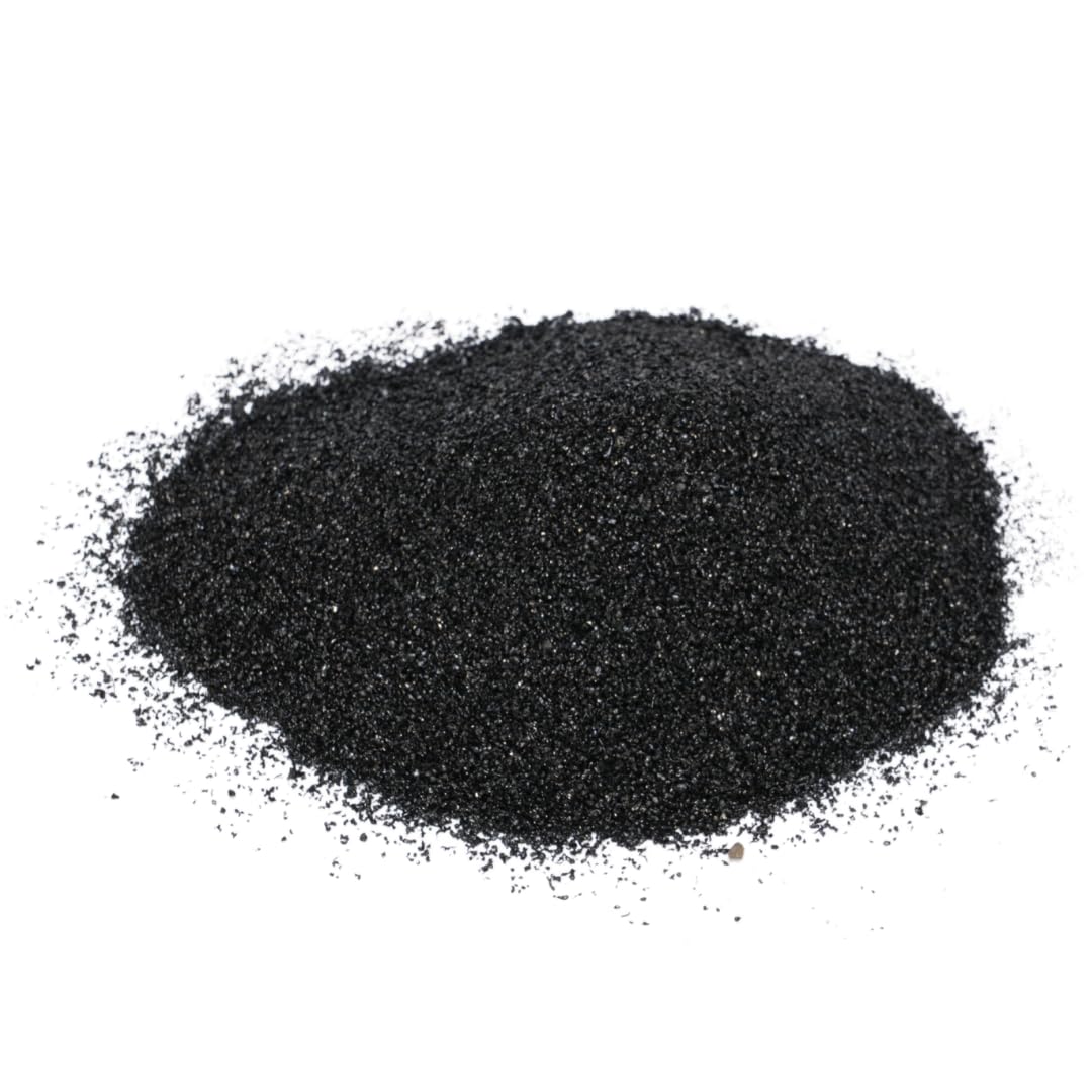 Black Sand for Terrarium, Fine 0.1–0.7 mm Natural Kiln Dried Decorative Sand for Plant Layering and Top Dressing, Perfect for Closed Terrariums and Craft Projects, 150 g to 5 kg (1.8 kg)