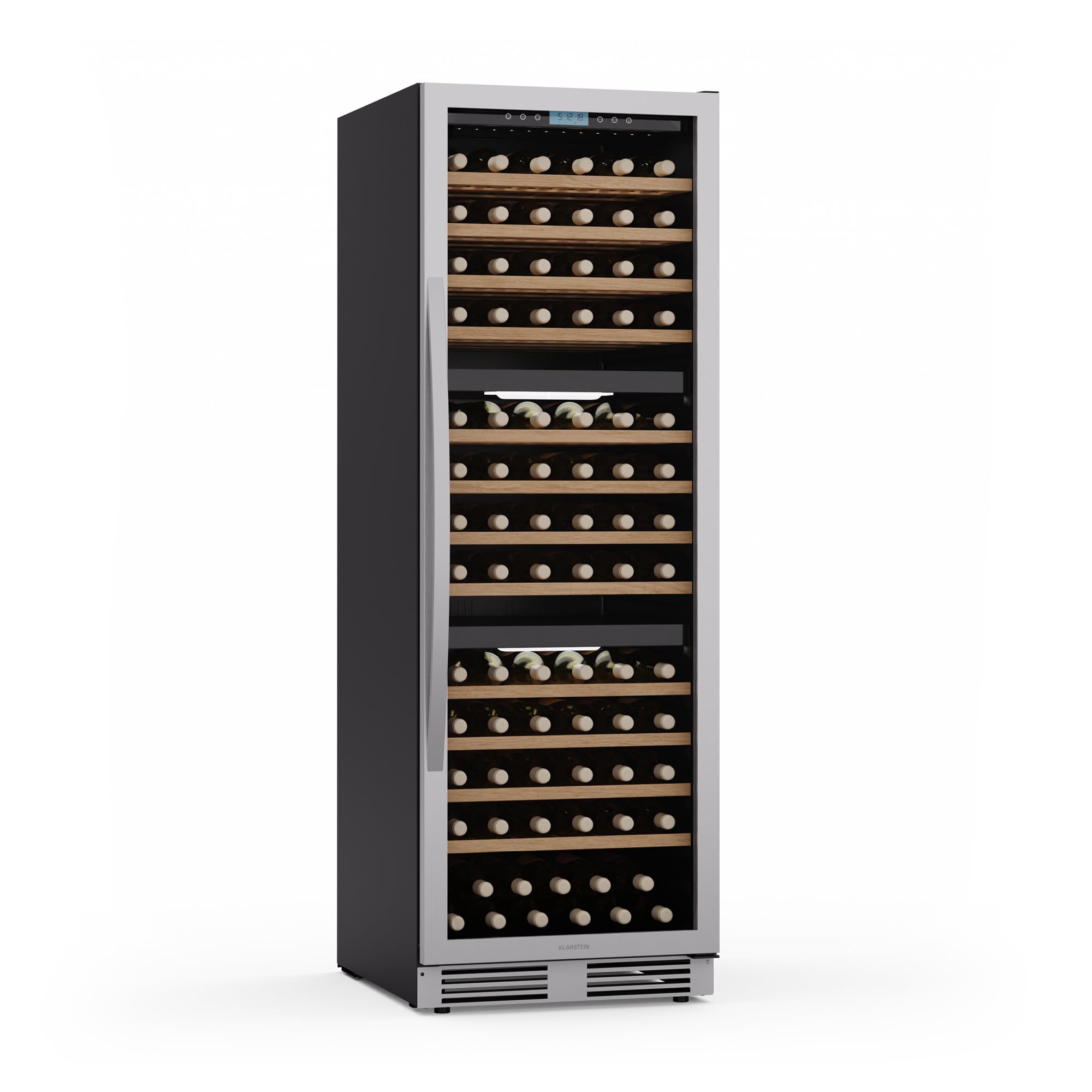 KLARSTEIN Vinoteca, Nevera para Vinos con 1 Zona de Refrigeración, Botellero Puerta Cristal para Vino, Proseco, Expositor Interior y Exterior, Panel Táctil, 20 L., Vinoteca Capacidad 7 Botellas — view 22