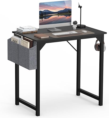 SMUG Escritorio pequeño para computadora de 32 pulgadas, oficina, juegos, estudio, escritura, trabajo, mesa de estudiante, mesa de trabajo para