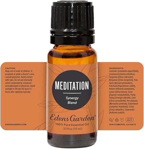 Miniatura 9 de Edens Garden Mezcla de aceites esenciales de meditación 100% puro, grado premium, sin diluir, natural, terapéutico, aromaterapia, lo mejor para