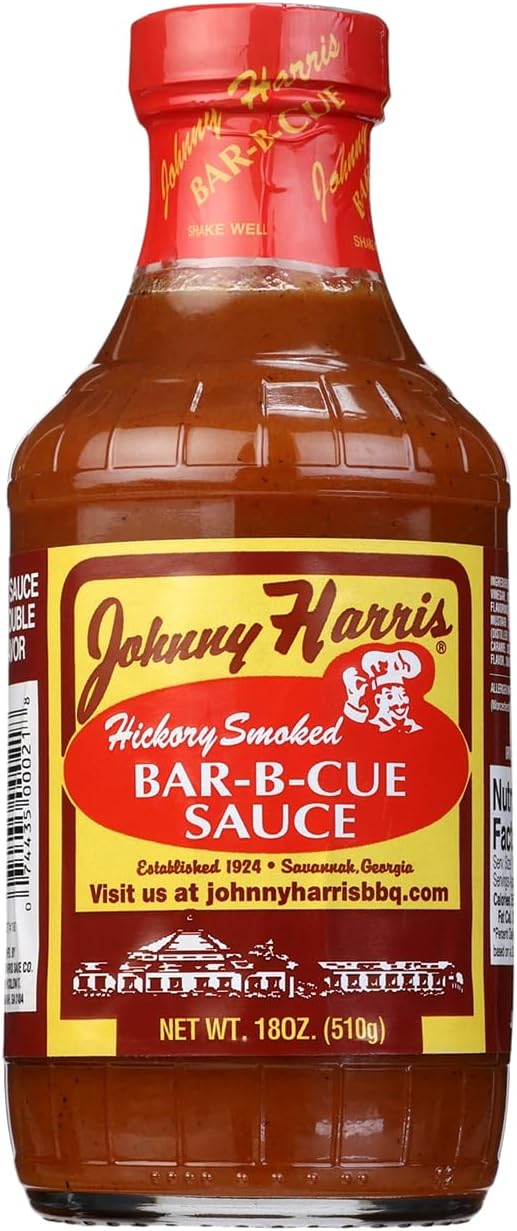 Hickory Smoked Bar-B-Cue Sauce, Authentic Hickory Smoke BBQ Sauce, Hickory Grilling, Smoked Pork Barbecue Condiment, Gluten-Free Southern Style - 1 Pack