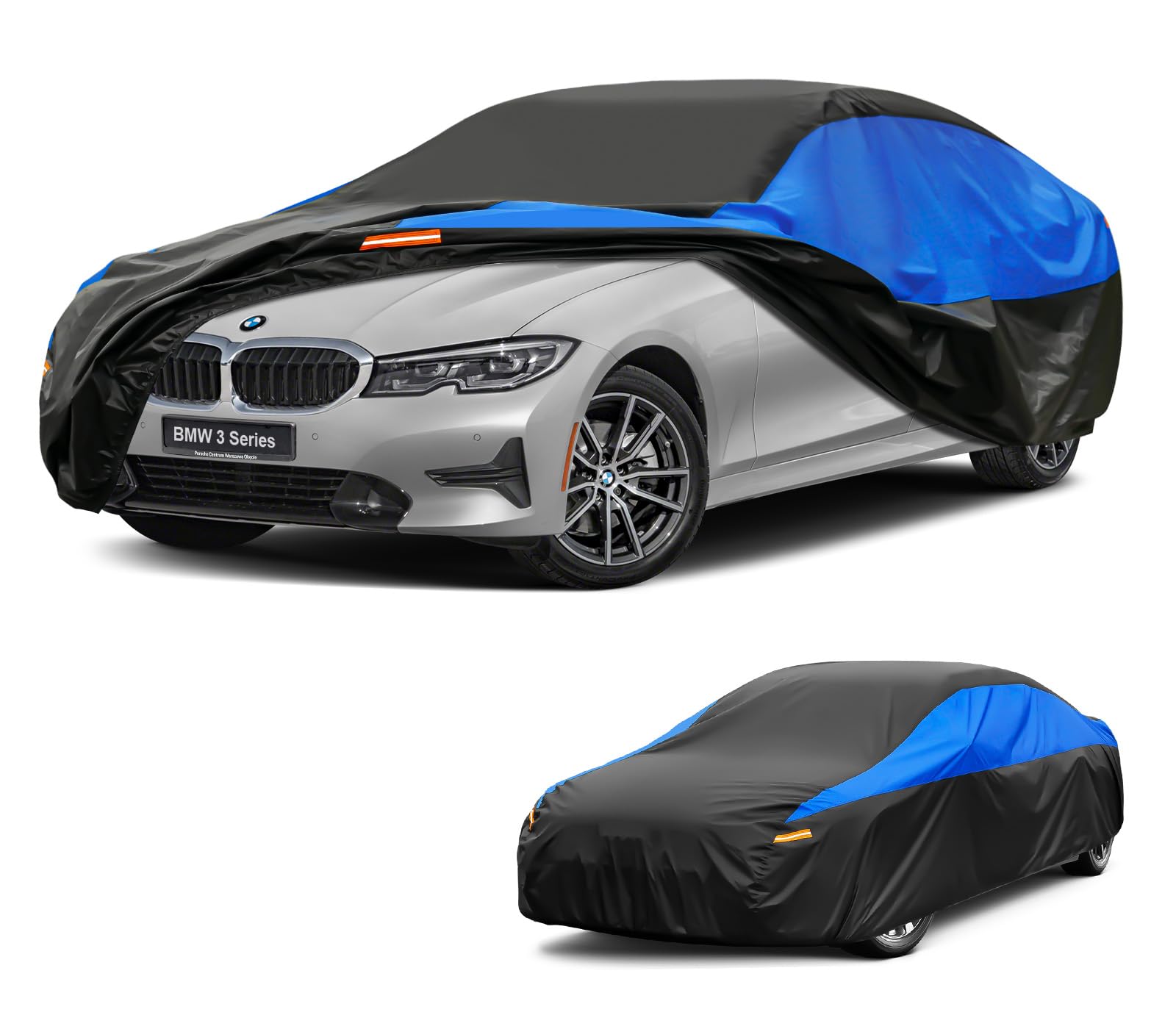 GUNHYI Autoabdeckung Winter Vollgarage Auto Abdeckplane Staubdicht Wasserdicht Autohülle Autoplane Car Cover