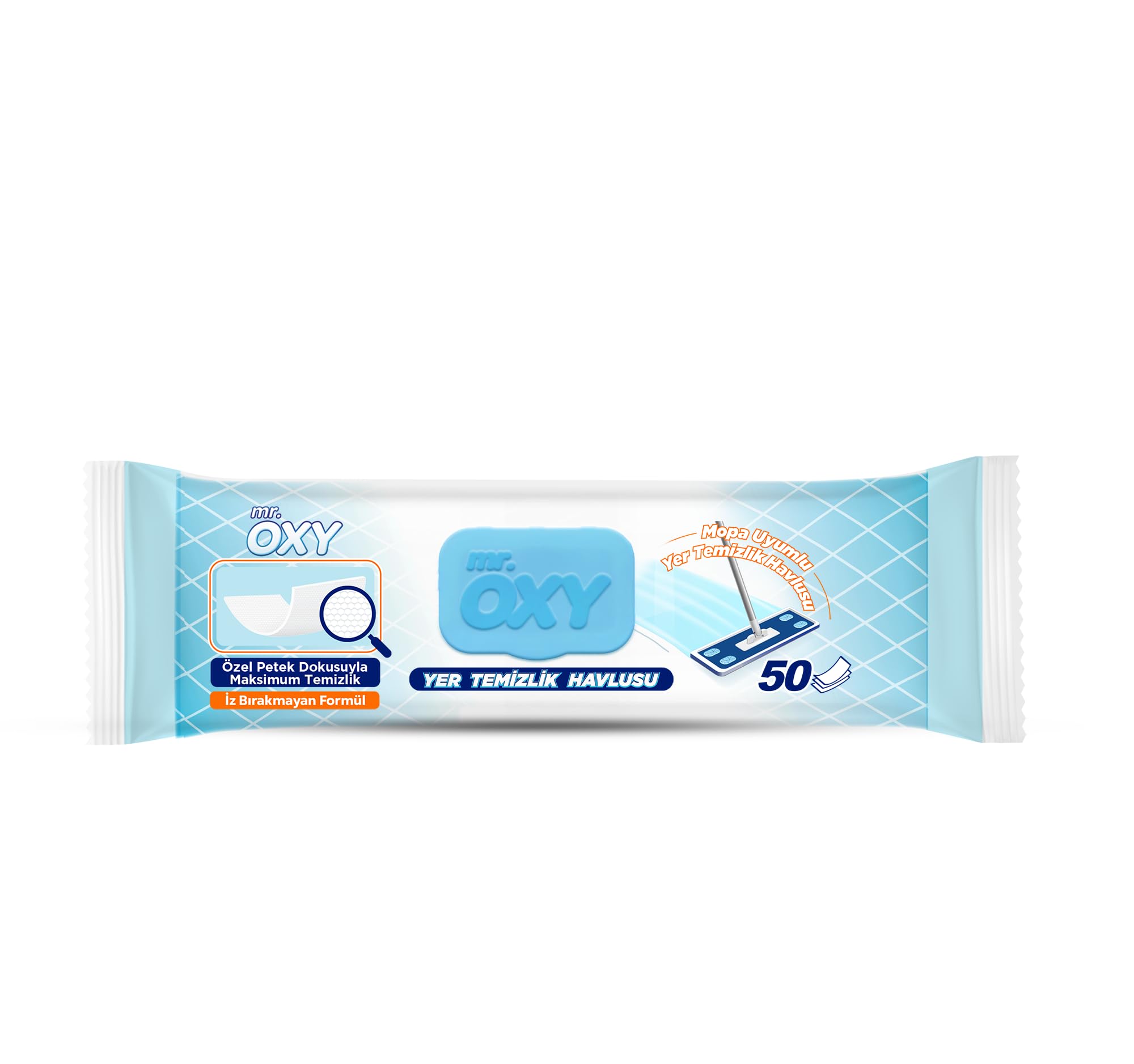 Mr Oxy Yer Temizlik Havlusu (Mop Uyumlu) 50'li