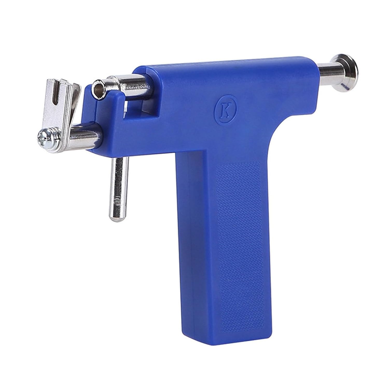 Professional Ear Piercing Gun Tool Set 98pcs Ear Studs Steel Ear Nose Navel Body Piercing Gun Unit Tool Kit Safety Pierce Tool (Blue)