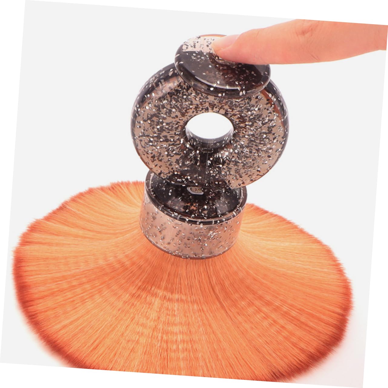 WOFASHPURET Beard Brush for Men Professional Barber Salon Hair Cutting Cleaning Brush with Stiff Bristles Neck Duster for Shaving and Grooming for Beard and Hair Care Hair