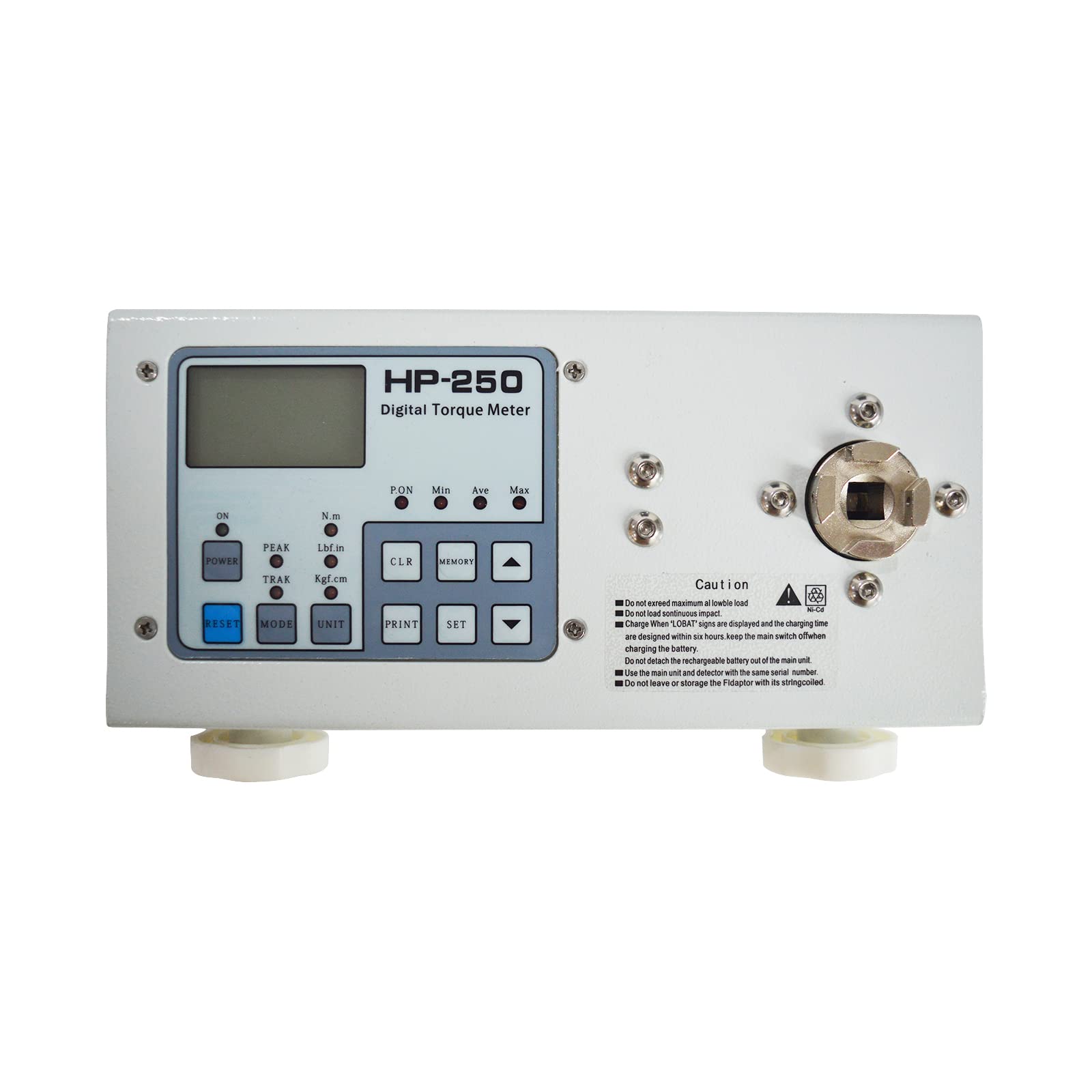 HQHAOTWU Bottle Cap Torque Tester, HP-250 Bottle Lid Torque Meter Tester with Measuring Range 5.0-180lbf.in