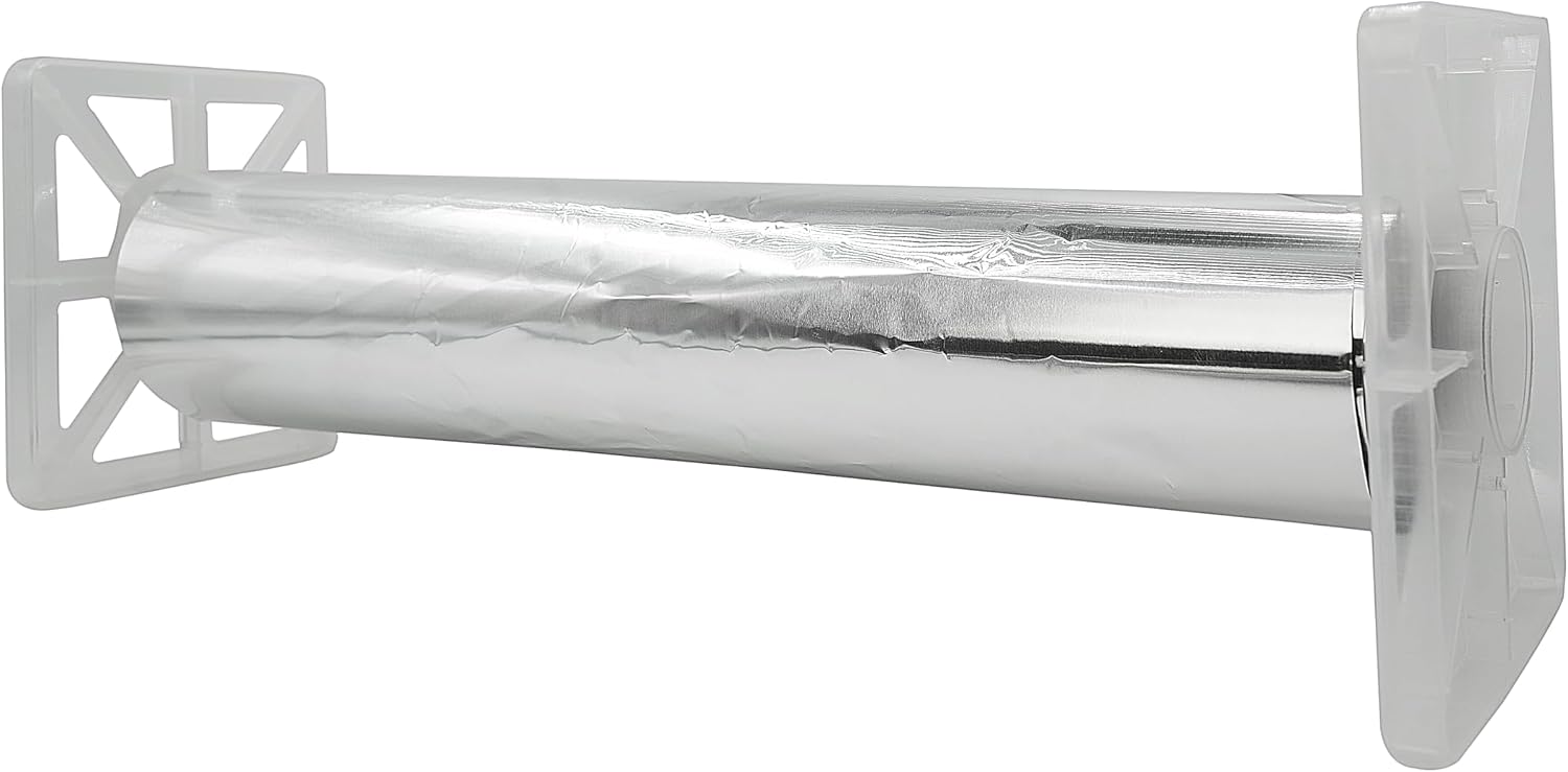 Progress Heavy Duty Aluminum Foil Roll 18" x 1000 ft - 24 Microns Thick, Silver - Commercial Grade Extra Thick Foil for Food Service, Kitchen, Grilling, Roasting & Wrapping - Strong and Durable