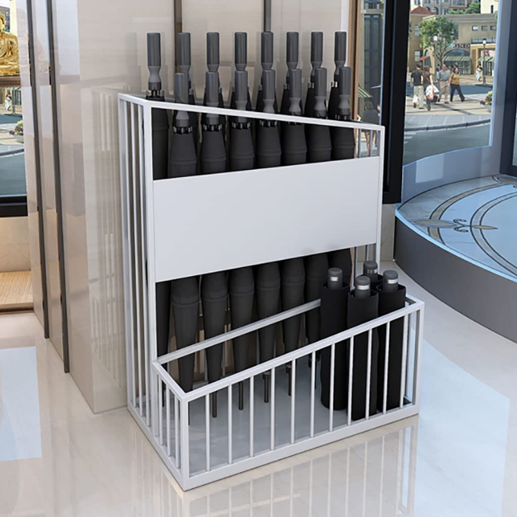 Porte-parapluies à géométrie irrégulière grand modèle en métal étanche