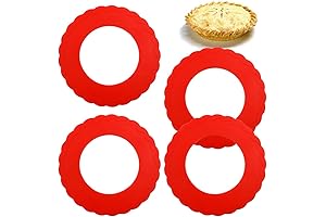 Reusable Silicone Mini Pie Crust Shield Protective Shell Baking Protector Tray