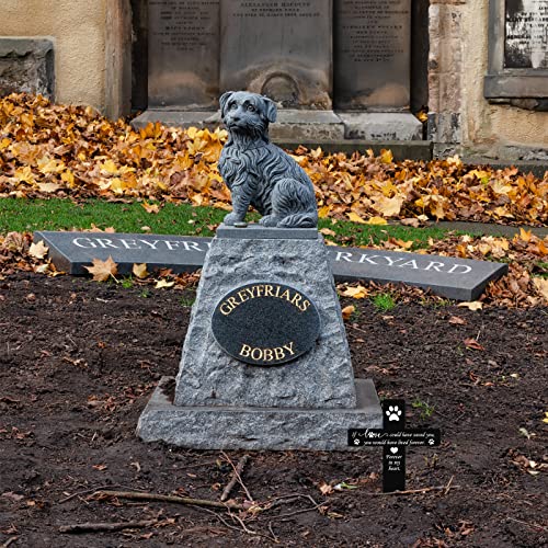 Unittype Dog Grave Marker Cross Memorial Gifts Pet Loss Stake Memorial Plaques For Outdoors Pet Memorial Garden Decor Waterproof Acrylic Grave Marker Cemetery Black Sympathy Garden Stake thumb #5