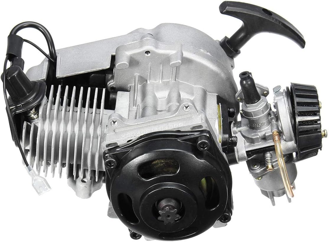 Digital Tool 49cc 2-Stroke Pull Start Engine Motor For Pocket Mini Dirt Bike ATV Scooter