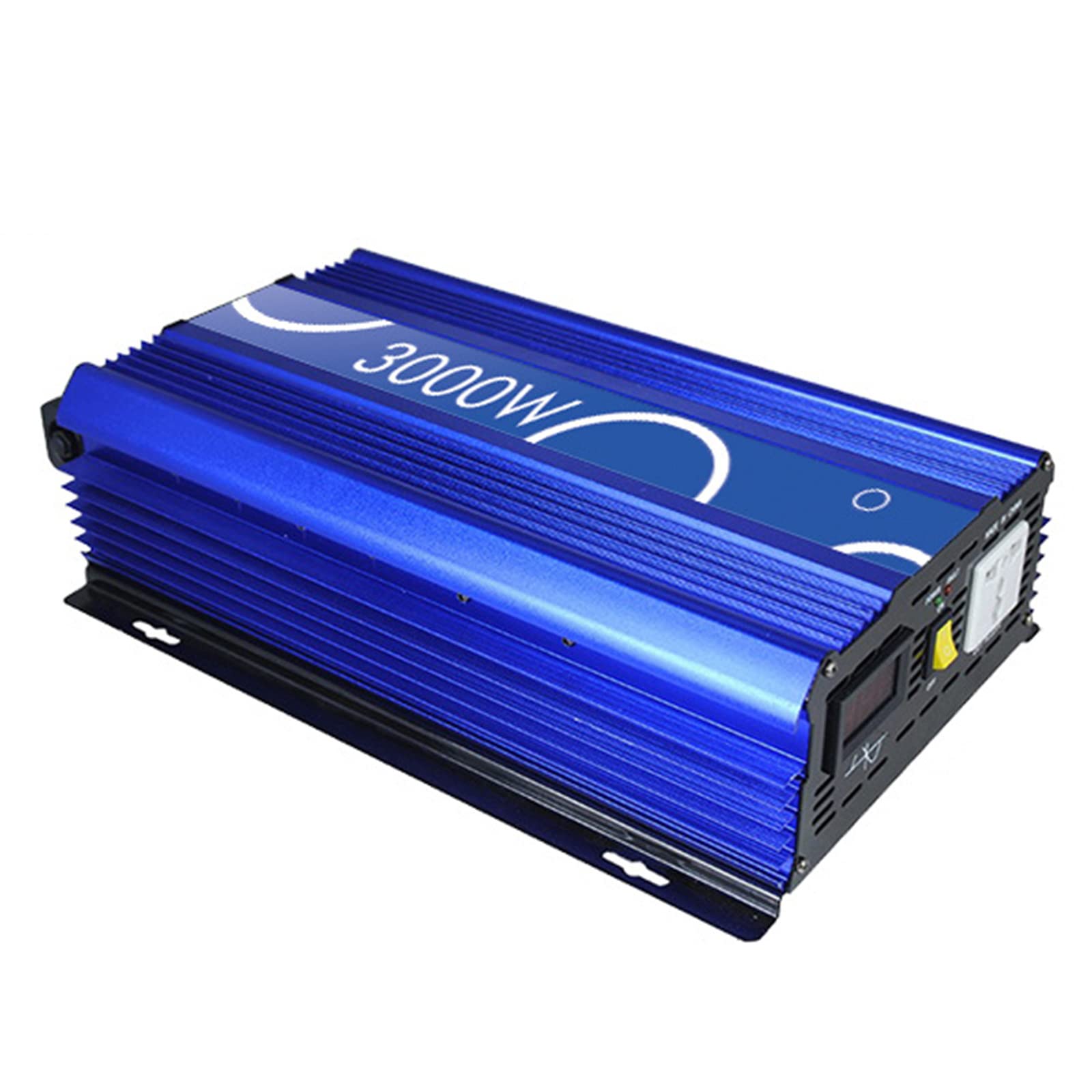 Przetwornica napięcia 12v do 220v/110v czysta fala sinusoidalna falownik konwerter samochodowy z wentylatorem chłodzącym z regulacją temperatury i portami USB 2A,110V-3000W