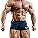 Muscle Alive Hombre Gimnasia Apretado Entrepierna 12 Culturismo Pantalones Cortos de poliéster y Lycra