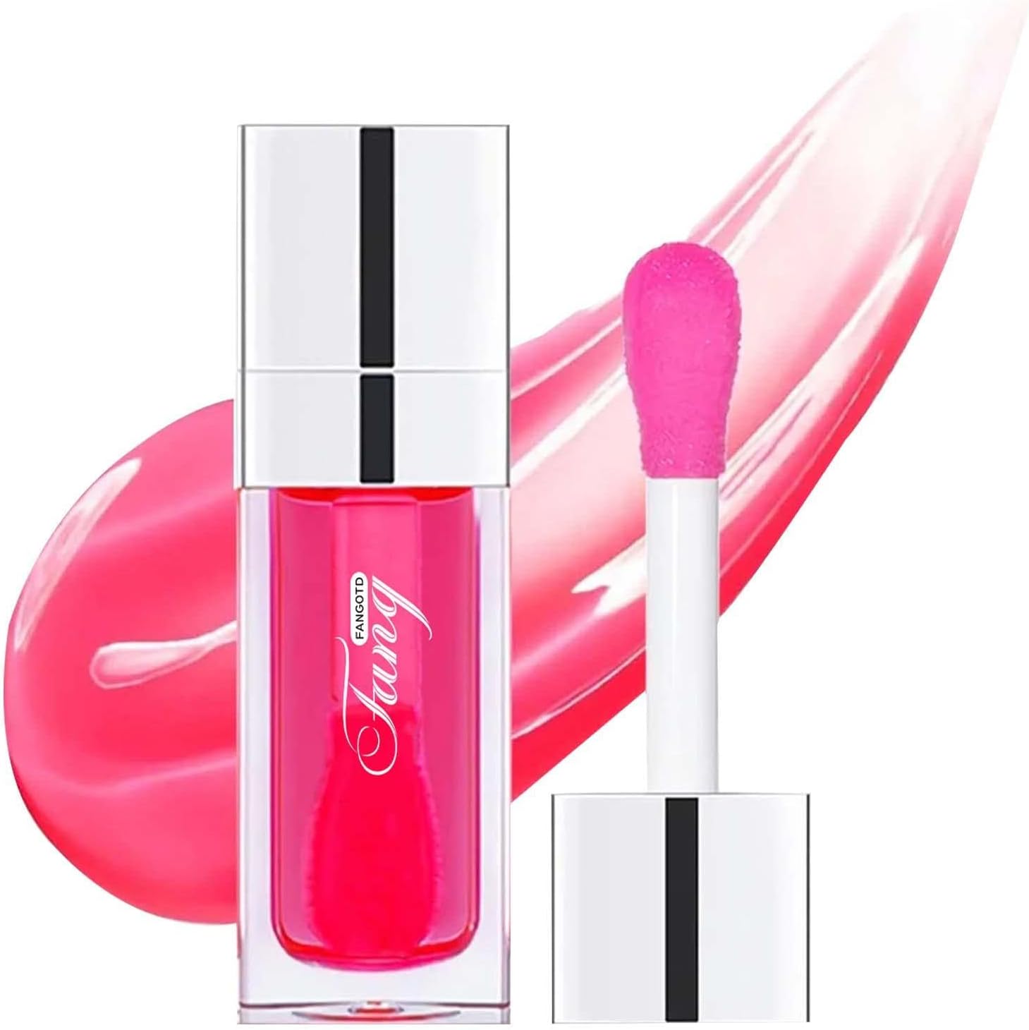 Lip Oil Tinted Hydrating Lip Gloss Tinted 6ml Transparent Plumping