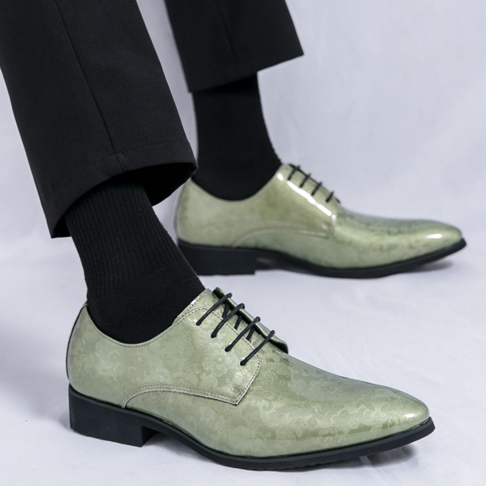 Scarpe Formali da Uomo Stringate a Punta Scarpe Oxford in Pelle | Antiscivolo Casual Bassa comodi Classico Eleganti Business Festa ufficio