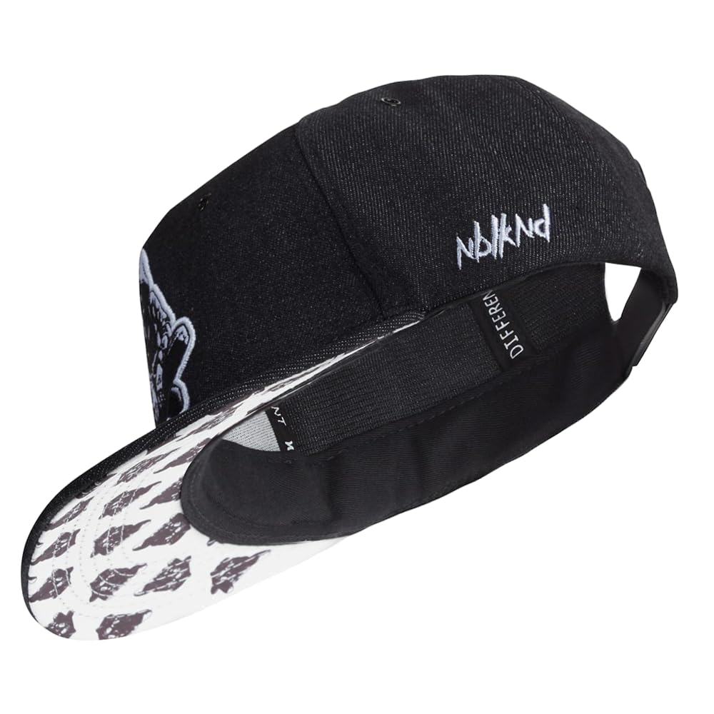 Nebelkind Czapka Snapback Męska Żeńska Czarna Denim, Jedna Rozmiar, Unisex, Czapka Bejsbolowa Wysokiej Jakości, Regulowana Rozmiar, Styl Streetwear, Czapka Bejsbolowa, Retro