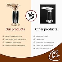 Vista 6 de Kit de ahumador de cóctel con troch y caja de madera de lujo y chips de madera de 8 sabores, regalos de whisky y bourbon para hombres, kit