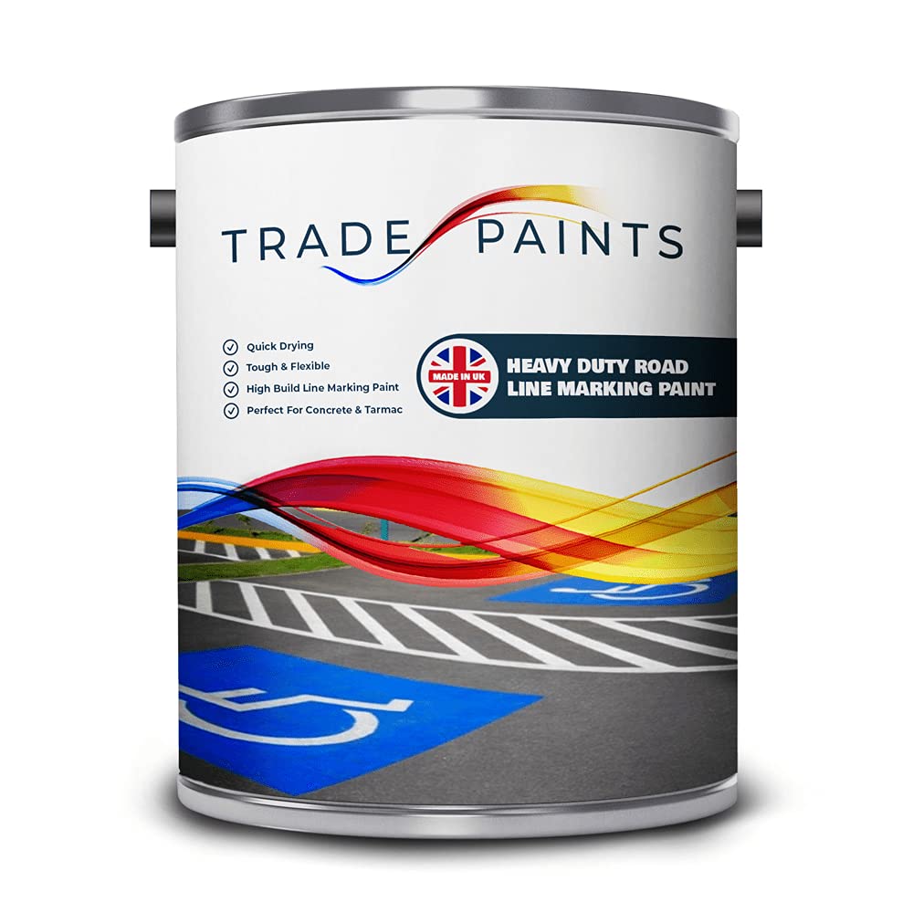 Heavy Duty Road Line Car Park Marking Paint 5 Litre Yellow Buy 