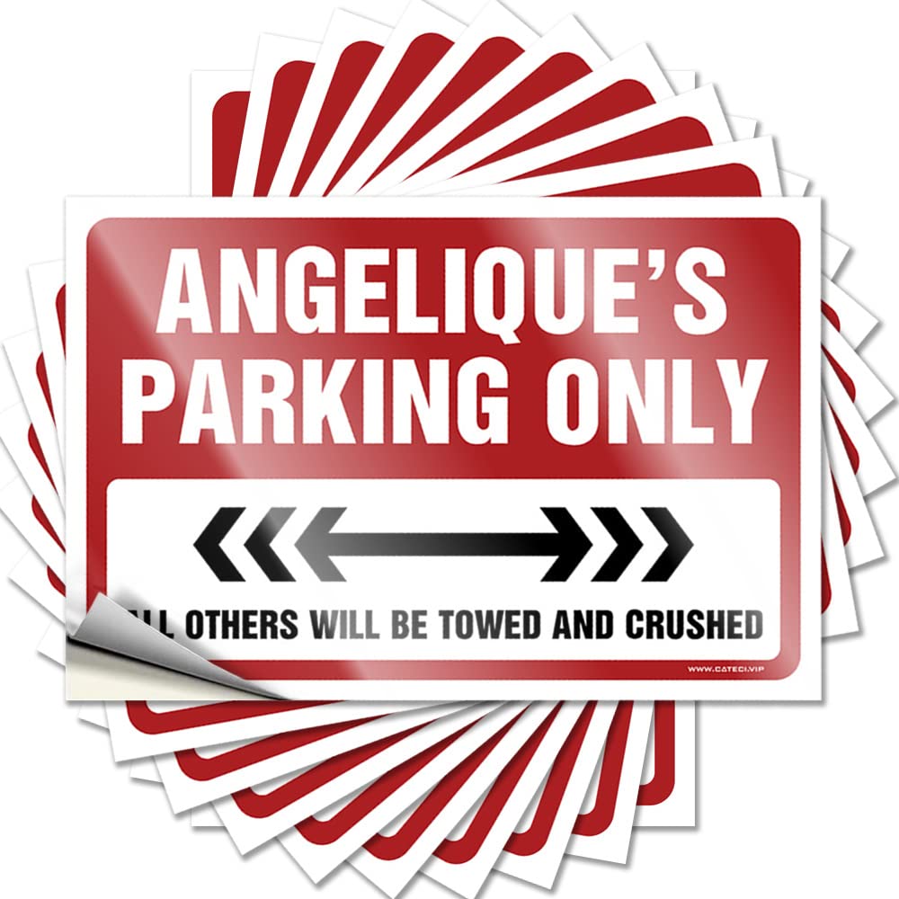 Tattoos Vintage Bathroom Decor Peel and Stick - Angelique's Parking Only Bottle Books Waterproof Vinyl for Beer(6X9CM)