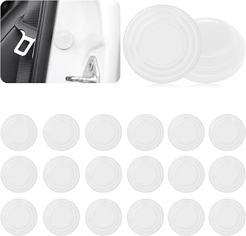 Miniatura 1 de 20 amortiguadores de puerta de automóvil, almohadillas adhesivas suaves insonorizadas para vehículos con adhesivo, protectores universales