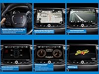 Vista 5 de STINGER Challenger, Charger, Chrysler 300 (2015-2023) Kit de repuesto estéreo de radio de 10 pulgadas HEIGH10, certificado Apple CarPlay, Android
