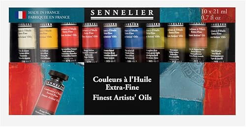 SENNELIER Set de aceite de tinta para artistas, multicolor