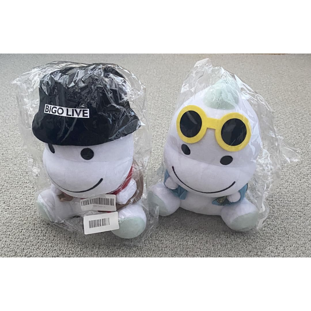 Amazon.co.jp: ビゴライブ BIGO LIVE 非売 ぬいぐるみ 2体 : おもちゃ