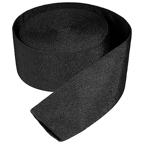 Nylon Protective Hose Sleeve Cable Sleeve Chain Sleeve Torch Hydraulic Hose Protector Cutting Wire Hose Cover Management Wrap for Cord Tig Welding, 1.25" ID, 25' Length, Black Cover